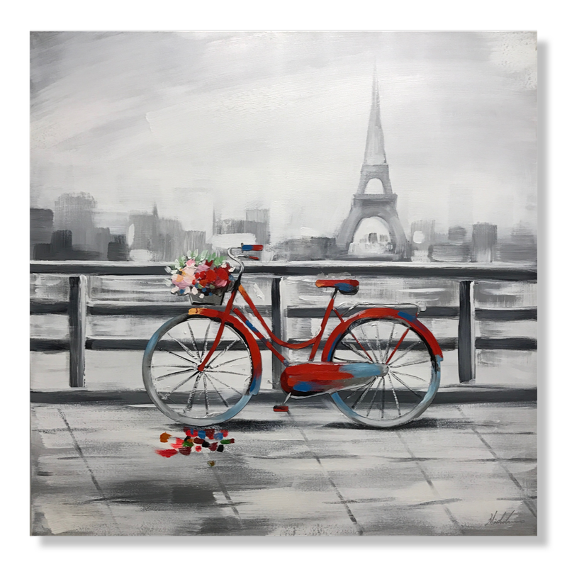 Obraz z rowerem