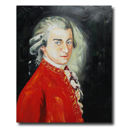 Obraz z Mozartem