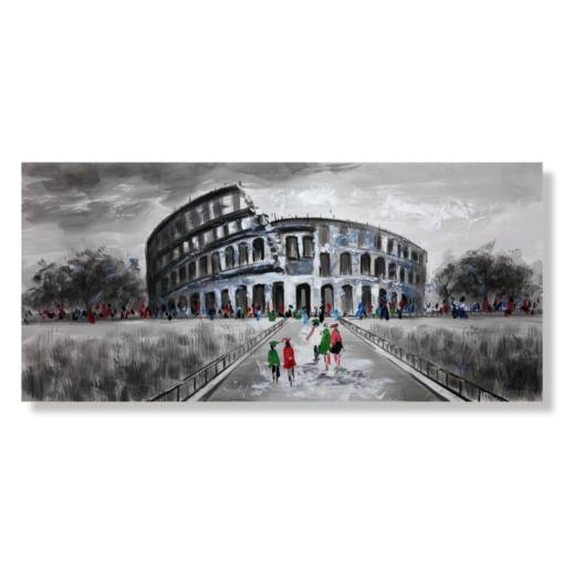 Malowidło przedstawiające Koloseum we Włoszech