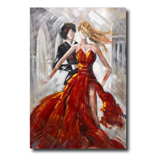 Obraz z tańczącą parą