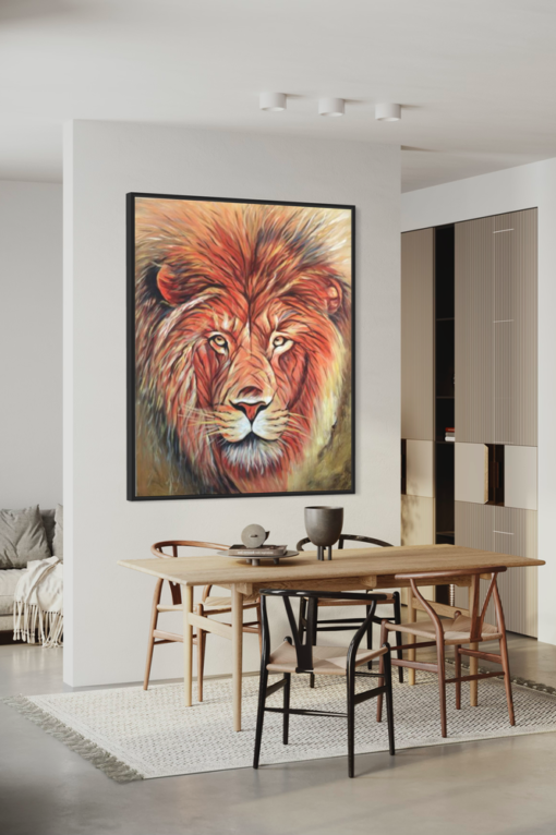Obraz z lwem