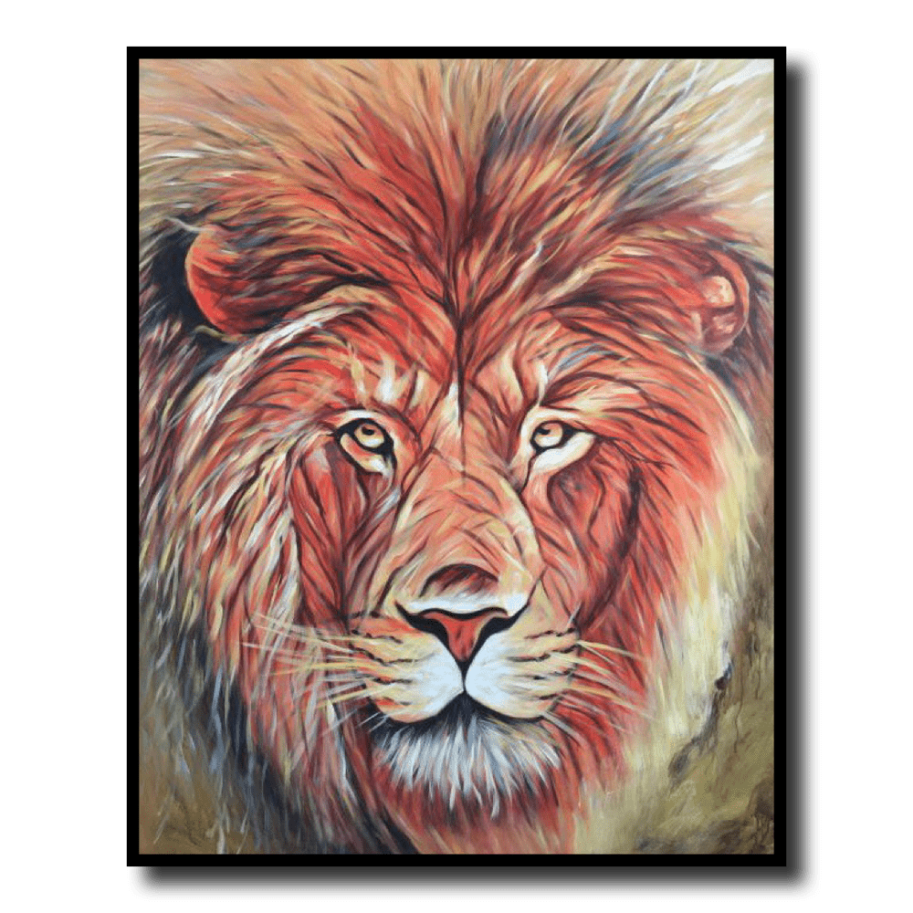 Obraz z lwem