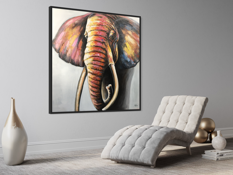 Obraz ze słoniem